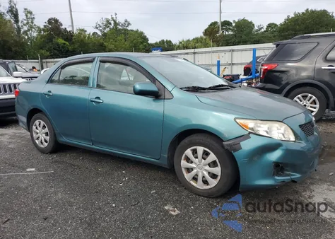 2009 Toyota Corolla Base from USA, damaged, VIN JTDBL40E69J042201